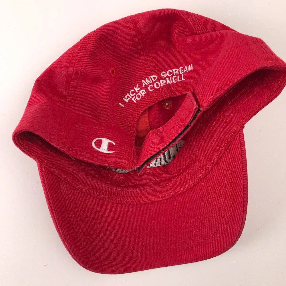 I'm A Cornell Fan Red Kids Hat I Kick And Scream For Cornell
